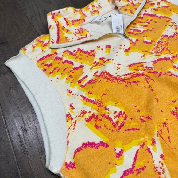 MAKING THE CUT Abstract‎ Print Sleeveless Quarter Zip Vest NWT Women's Small - Picture 5 of 8